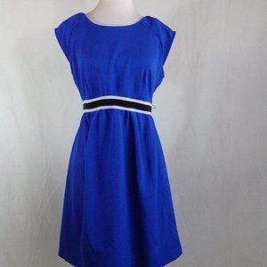 Motherhood Maternity Belted Women Size M Blue Black